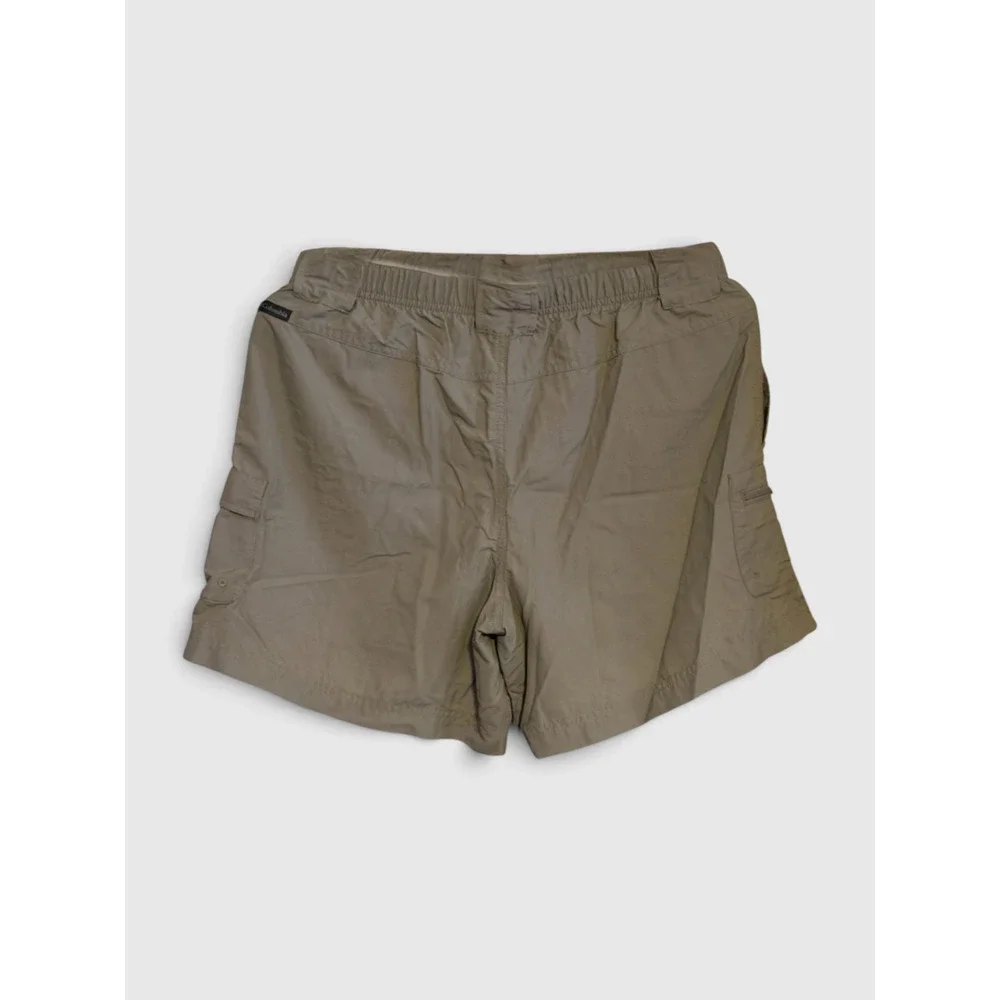 Columbia Women's Sandy River Cargo Shorts Medium Fossil Khaki Nylon AL4572 6
